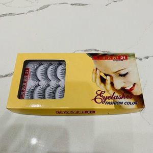 10-pack Glitter False Eyelashes